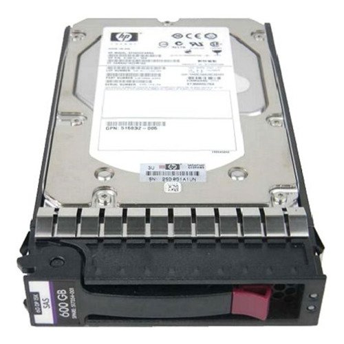 Disque dur HDD dédié au serveur HP 3.5'' 600GB 15000RPM SAS 6Gb/s 517354-001-RFB | REFURBISHED