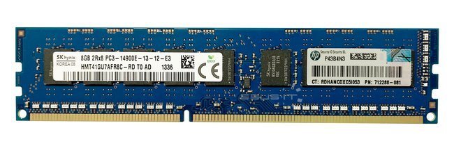 Mémoire RAM 1x 8GB Hynix ECC UNBUFFERED DDR3 1866MHz PC3-14900 UDIMM | HMT41GU7AFR8C-RD