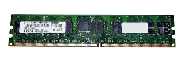 Mémoire RAM 2x 4GB IBM ThinkServer & System X DDR2 533MHz ECC REGISTERED DIMM | 15R7172