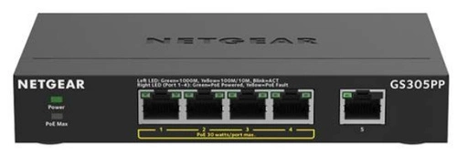 Commutateur Netgear GS305PP-300EUS 5x 1Gb 83 W PoE