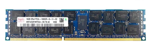Mémoire RAM 1x 16GB Hynix ECC REGISTERED DDR3 1333MHz PC3-10600 RDIMM | HMT42GR7MFR4A-H9