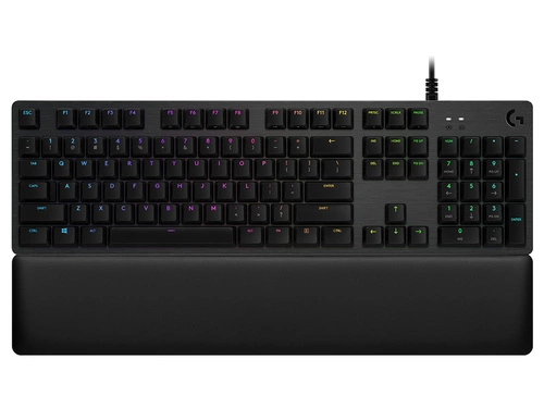 Clavier Câblés Logitech G G513 CARBON LIGHTSYNC RGB Mechanical Gaming Keyboard, GX Brown QWERTY
