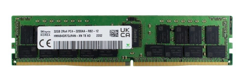 Mémoire RAM 1x 32GB Hynix ECC REGISTERED DDR4 2Rx4 3200MHz PC4-25600 RDIMM | HMA84GR7DJR4N-XN
