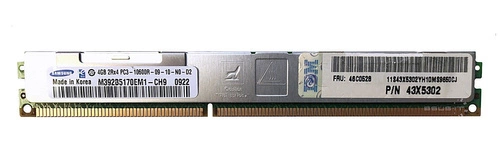 Mémoire RAM 1x 4GB Samsung ECC REGISTERED DDR3 1333MHz PC3-10600 RDIMM | M392B5170EM1-CH9
