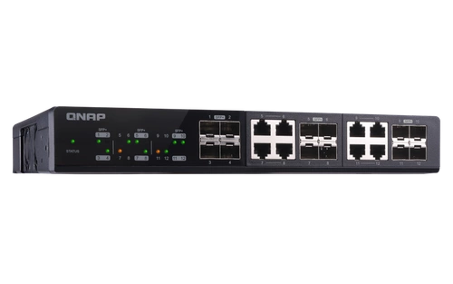 Commutateur QNAP QSW-M1208-8C 1x 1Gb 4x SFP+ 8x RJ-45/SFP+