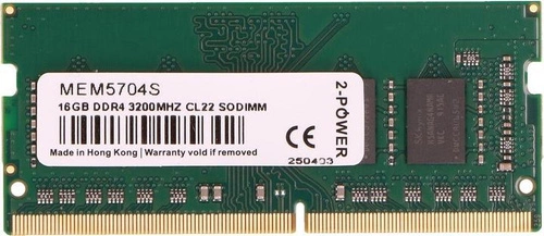 Mémoire RAM 1x 16GB 2 PUISSANCES SO-DIMM DDR4 3200MHz PC4-25600 | MEM5704S