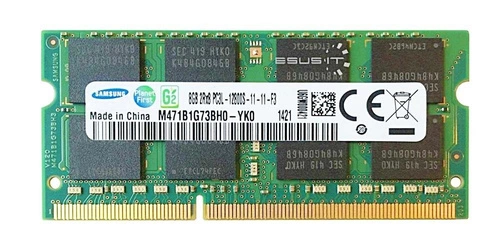 Mémoire RAM 1x 8GB Samsung SO-DIMM DDR3 1600MHz PC3-10600 | M471B1G73DB0-YK0