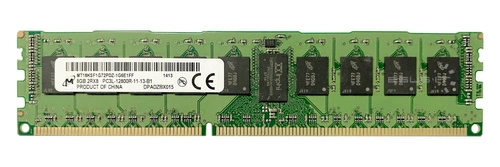 Mémoire RAM 1x 8GB Micron ECC REGISTERED DDR3 1600MHz PC3-12800 RDIMM | MT18KSF1G72PDZ-1G6