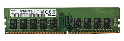 Mémoire RAM 1x 16GB Samsung ECC UNBUFFERED DDR4 2400MHz PC4-19200 UDIMM | M391A2K43BB1-CRC