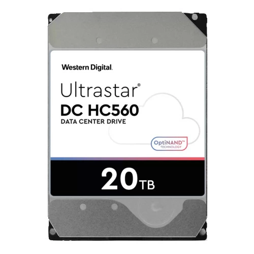 Disque dur Western Digital Ultrastar DC HC560 3.5'' HDD 20TB 7200RPM SATA 6Gb/s 512MB | 0F38785 