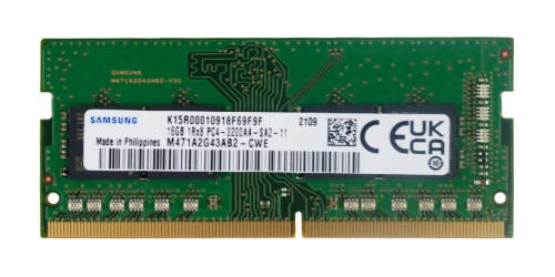 Mémoire RAM 1x 16GB Samsung SO-DIMM DDR4 3200MHz PC4-25600 | M471A2G43AB2-CWE