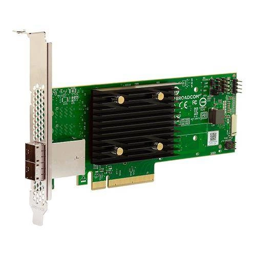 HBA BROADCOM 05-50075-01 2 Mini-SAS SFF8644 SAS/SATA/NVMe 12Gb/s nowy 3 lata