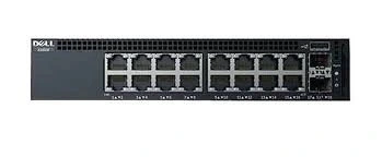Switch DELL Série X X1018 16x 1Gb 2x SFP 246 W PoE+