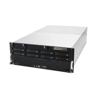 Plateforme serveur ASUS 4U ESC8000A-E11-SKU1/3KW(2+2)/2PCIe/2NVMe 90SF0214-M000V0 AMD x 2 DDR4 x 32 10 x 2.5" SATA/SAS+2NVME PSU 2+2