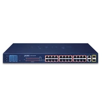 Commutateur Planet FGSW-2622VHP 24x 100Mb 2x RJ-45/SFP 300 W PoE+