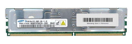 Mémoire RAM 1x 2GB Samsung FULLY BUFFERED DDR2 667MHz PC2-5300 FULLY BUFFERED | M395T5750CZ4-CE61