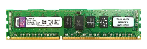 Mémoire RAM 1x 4GB Kingston ECC REGISTERED DDR3 2Rx8 1333MHz PC3-10600 RDIMM | HW4D3L13R9D8HC
