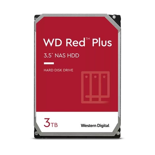 Disque dur Western Digital RED PLUS 3.5'' HDD 3TB 7200RPM SATA 6Gb/s 256MB | WD30EFPX