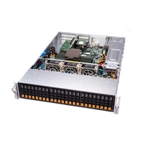Plateforme serveur Supermicro 2U 2114S-WN24RT AS-2114S-WN24RT AMD x 1 DDR4 x 16 24 x 2.5" NVMe PSU 1+1
