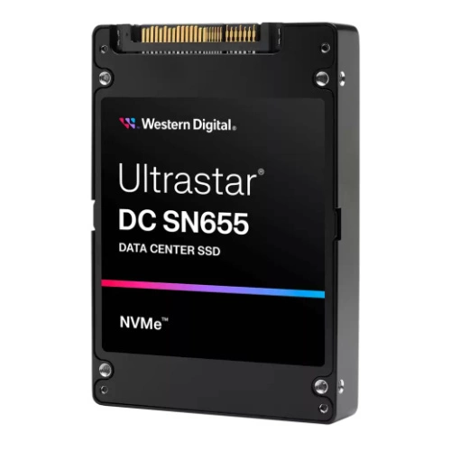 Disque dur SSD Western Digital Ultrastar DC SN655 7,68TB U.3 NVMe PCIe TLC | 0TS2459