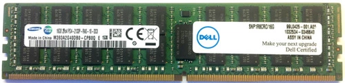 Mémoire RAM 1x 16GB DELL PowerEdge & Precision Workstation DDR4 2133MHz ECC REGISTERED DIMM | A7945660