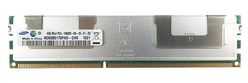 Mémoire RAM 1x 4GB Samsung ECC REGISTERED DDR3 1333MHz PC3-10600 RDIMM | M393B5170FHD-CH9