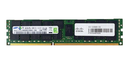 Mémoire RAM 1x 16GB Samsung ECC REGISTERED DDR3 2Rx4 1333MHz PC3-10600 RDIMM | M393B2G70BH0-YH9