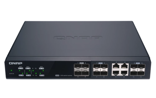 Commutateur QNAP QSW-M1204-4C 1x 1Gb 8x SFP+ 4x RJ-45/SFP+