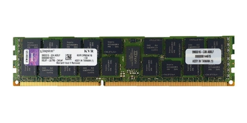 Mémoire RAM 1x 16GB Kingston ECC REGISTERED DDR3 1333MHz PC3-10600 RDIMM | KVR13R9D4/16