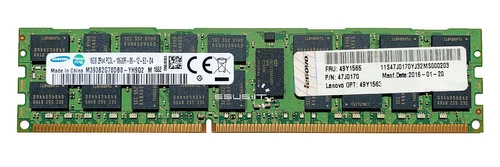 Mémoire RAM 1x 16GB Samsung ECC REGISTERED DDR3 1333MHz PC3-10600 RDIMM | M393B2G70DB0-YH9
