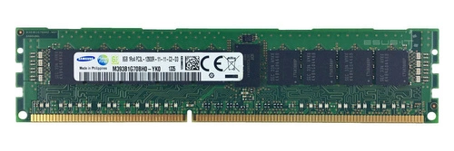 Mémoire RAM 1x 8GB Samsung ECC REGISTERED DDR3 1600MHz PC3-12800 RDIMM | M393B1G70BH0-YK0