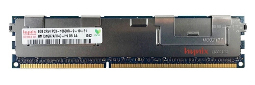 Mémoire RAM 1x 8GB Hynix ECC REGISTERED DDR3 1333MHz PC3-10600 RDIMM | HMT31GR7AFR4C-H9