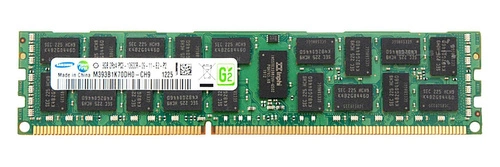 Mémoire RAM 1x 8GB Samsung ECC REGISTERED DDR3 1333MHz PC3-10600 RDIMM | M393B1K70DH0-CH9
