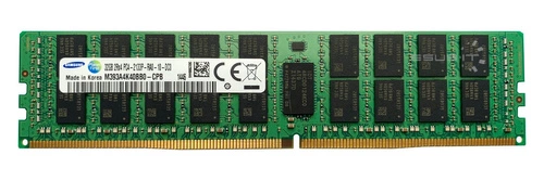 Mémoire RAM 1x 32GB Samsung ECC REGISTERED DDR4 2133MHz PC4-17000 RDIMM | M393A4K40BB0-CPB