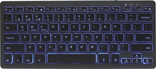 Clavier Sans fil Gembird KB-BTRGB-01-DE QWERTZ