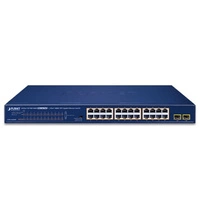 Commutateur Planet GSW-2620HP 24x 1Gb 2x SFP 240 W PoE+