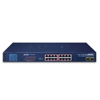 Commutateur Planet GSW-1820VHP 16x 1Gb 2x SFP 300 W PoE+