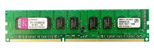 Mémoire RAM 1x 4GB Kingston ECC UNBUFFERED DDR3 1333MHz PC3-10600 UDIMM | 9965413-028.A00LF