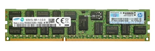 Mémoire RAM 1x 16GB Samsung ECC REGISTERED DDR3 1600MHz PC3-12800 RDIMM | M393B2G70DB0-YK0