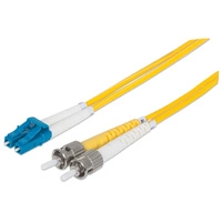 Patchcord INTELLINET ST/UPC-LC/UPC Duplex Single Mode 1 m