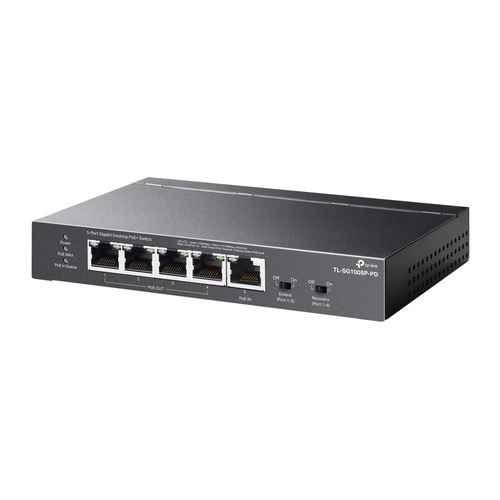 Commutateur TP-LINK TL-SG1005P-PD 5x 1Gb 66 W PoE+ / PoE++