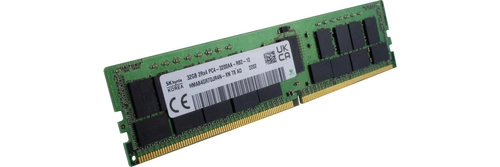 Mémoire RAM 1x 32GB Hynix ECC REGISTERED DDR4 2Rx4 3200MHz PC4-25600 RDIMM | HMA84GR7DJR4N-XN
