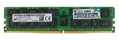 Mémoire RAM 1x 16GB Micron ECC REGISTERED DDR4 2133MHz PC4-17000 RDIMM | MTA36ASF2G72PZ-2G1
