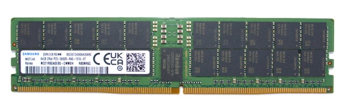 Mémoire RAM 1x 64GB Samsung ECC REGISTERED DDR5 2Rx4 5600MHz PC5-44800 RDIMM | M321R8GA0EB0-CWM