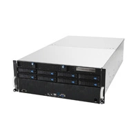 Plateforme serveur ASUS 4U ESC8000A-E11-SKU1/2.2KW(2+2)/2PCIe/2NVMe 90SF0214-M002J0 AMD x 2 DDR4 x 32 10 x 2.5" SATA/SAS+2NVME PSU 2+2