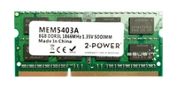Mémoire RAM 1x 8GB 2-POWER SO-DIMM DDR3 1866MHz PC3-14900 | MEM5403A
