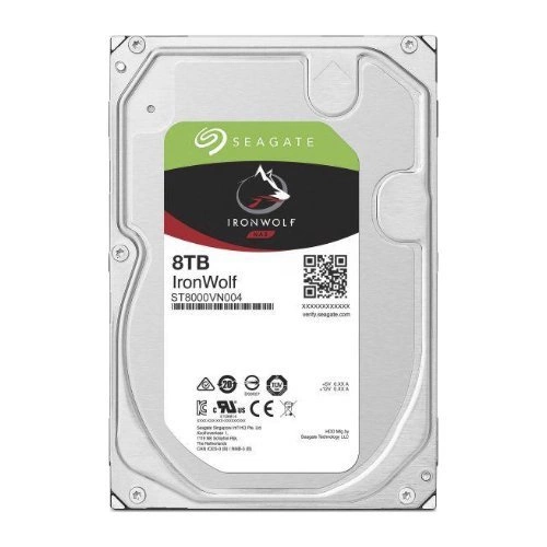 Disque dur Seagate IronWolf 3.5'' HDD 8000GB 7200RPM SATA 6Gb/s 256MB | ST8000VN004