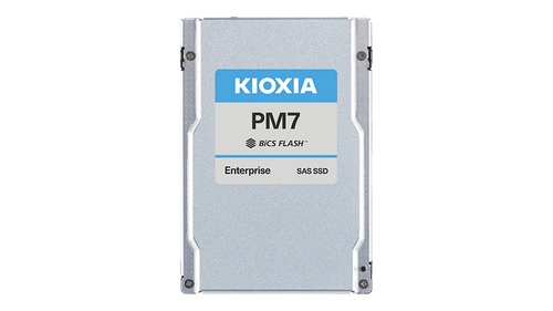 Disque dur SSD Kioxia PM7-V 6.4TB 2,5'' SAS 24Gb/s TLC | KPM7VVUG6T40 