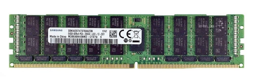 Mémoire RAM 1x 64GB Samsung LOAD REDUCED DDR4 4DRx4 2666MHz PC4-21300 LRDIMM | M386A8K40BM2-CTD