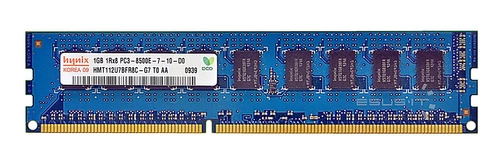 Mémoire RAM 1x 1GB Hynix ECC UNBUFFERED DDR3 1Rx8 1066MHz PC3-8500 UDIMM | HMT112U7BFR8C-G7
